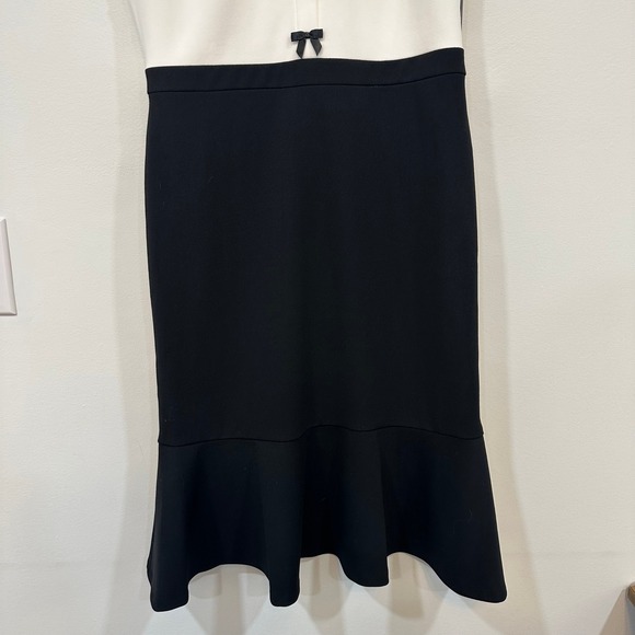 Karl Lagerfeld Womens Dress 6 NWT $148 Sleeveless Flounce Bow Ruffle Event - Picture 7 of 10